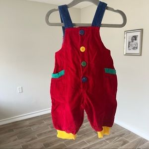 EUC Vintage Primary Colors Corduroy Longall